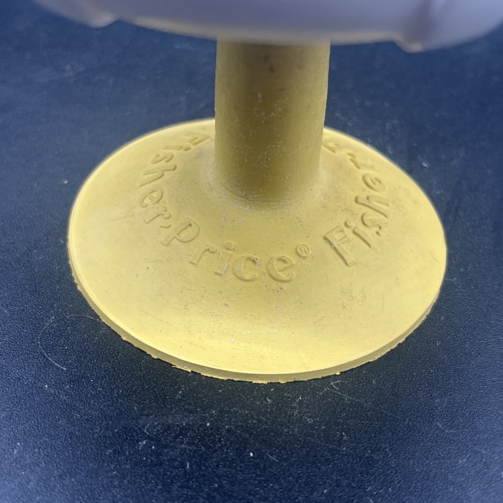Fisher Price Sailor Baby Rattle Suction High Chair Squeak Toy Vintage 1984 - Picture 11 of 16